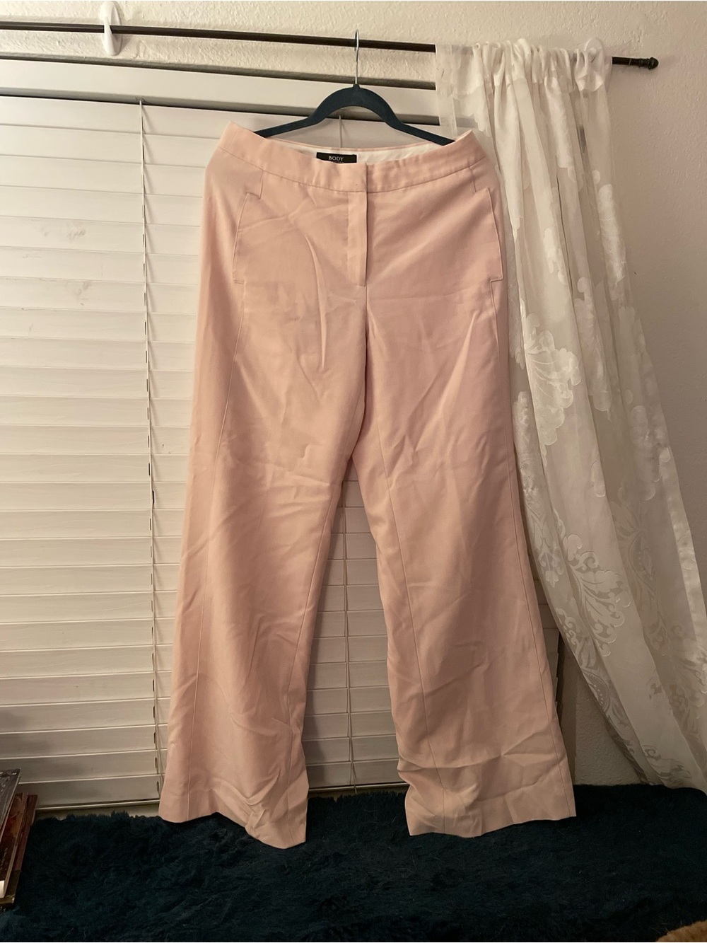 Victoria's Secret Pale Pink Wide-Leg Trousers